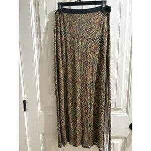 Free People Paisley Slit Maxi Skirt Womens Medium